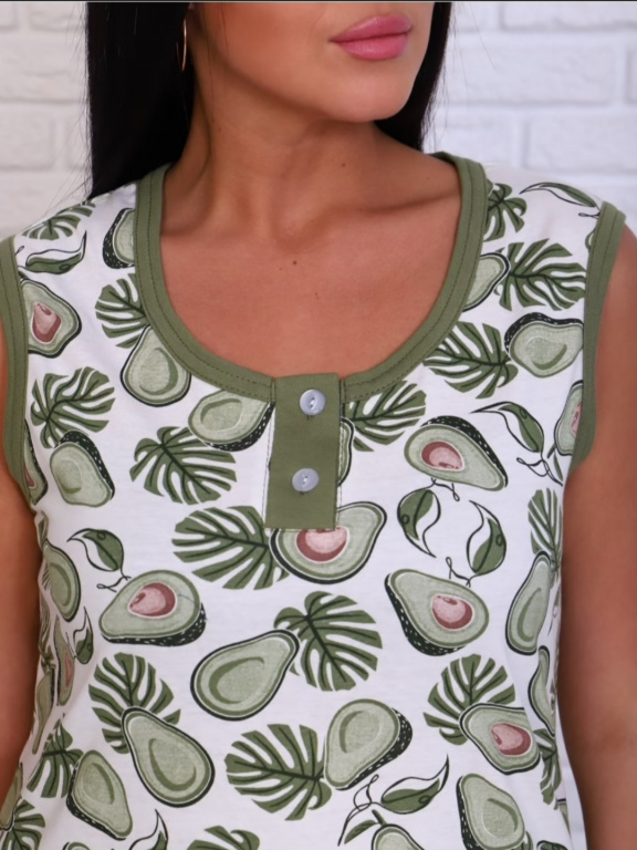 Женская пижама №30"Авокадо"